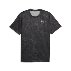 PUMA Train All Day Essentials Printed Tee Men, Performance, Black, M