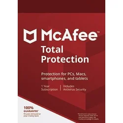 McAfee Total Protection + Safe Connect VPN 10 Devices 1 Year McAfee Key GLOBAL