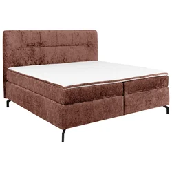 Esposa BOXSPRING POSTELJA 160 cm  x 200 cm , tekstil rdečerjava