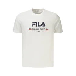 FILA bela majica s kratkimi rokavi