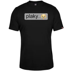 Muška majica kratkih rukava Plaky, Crna
