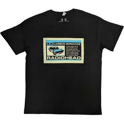 Radiohead Majica Carbon Patch Unisex Black XL