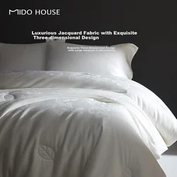Mido house Svileni pokrivač, 220x240 cm, Beli