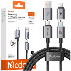 Mcdodo MCDODO USB-C KABEL USB 4V1 ZA HITRO POLNJENJE ZA IPHONE 14 MACBOOK 60W 1M