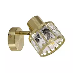 Zidna lampa ZAHARA 1xE27/10W/230V zlatna
