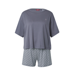 ESPRIT Kratke hlače za spavanje, bazalt siva / svijetlosiva