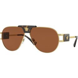 VERSACE Muške naočare za sunce 0VE2252 147073 63, Zlatne boje