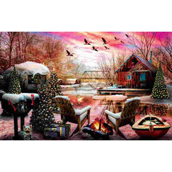 Sunsout - Puzzle Počitniško kampiranje - 550 kosov