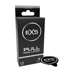 EXS Pull Non-Latex Condoms 6-Pack | Hypoallergenic & Ultra-Thin Design 6EXSPULL