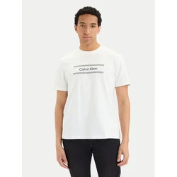 Majice Calvin Klein Ss 20S Eu Spw Standard Graphic Tee Bright White S