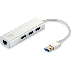 shumee LevelOne Netw USB-vozlišče s 3 vrati, USB-0503