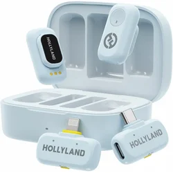 Hollyland Lark A1 Combo Sky Blue with USB-C+ Lightning Brezžični set