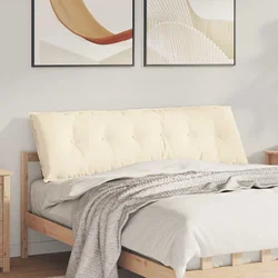 Jastuk za leđa Krema 160 x 50 cm Kordura tekstil