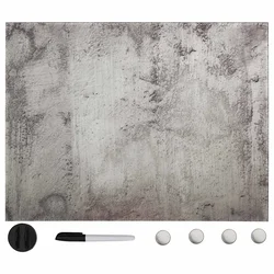Stenska magnetna tabla iz stekla 80x60 cm