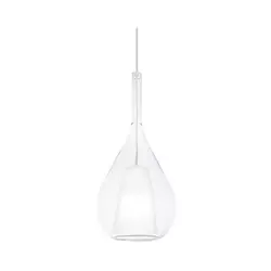 Ideal Lux - Luster na sajli KALIQUE 1xE27/42W/230V prečnik 18 cm proziran