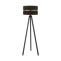 Duolla - Podna lampa DUO 1xE27/60W/230V prečnik 44 cm crna/wenge