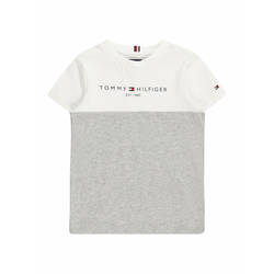 TOMMY HILFIGER Majica, noćno plava / siva melange / crvena / bijela