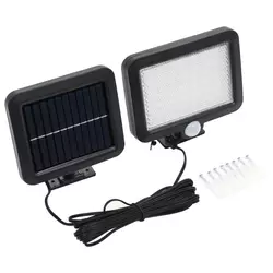 VIDAXL solarna LED svetilka s senzorjem gibanja