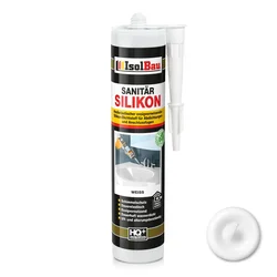 IsolBau Sanitarni silikon Beli Sanitär Silikon 300ml