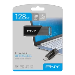 slomart PNY ATTACHEX USB 3.2 Pendrive 128GB