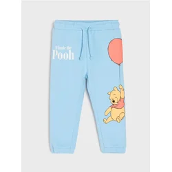 Sinsay - Pamučne jogger pantalone Winnie the Pooh - grey blue