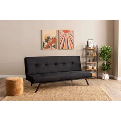 Atelier del Sofa Trosed na razvlačenje Zola, 180x64x78cm, Crni