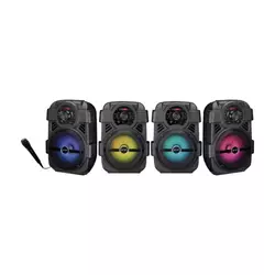 Karaoke Sistem Prenosni Zvučnik Xplore XP8807 BT SHORE, 150 W, Crna, Mikrofon