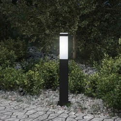 Stupić za svjetlo 50 cm Crni IP44