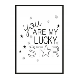 shumee PLAKAT ZA SLIKE V OKVIRJU A4 cm Star PD014