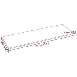 Vidaxl Stenska glavna postelja 12 kos 90 x 30 cm Modra blago