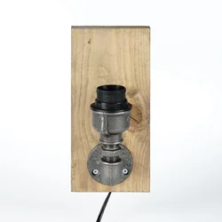 Opviq Pp064 Zidna lampa, Braon-Crna