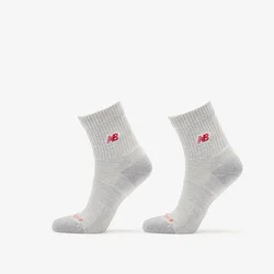 New Balance Active Premium Crew Quarter 2-Pack Athletic Grey S