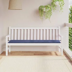 Jastuk za vrtnu klupu modri 180x50x4 cm od tkanine Oxford