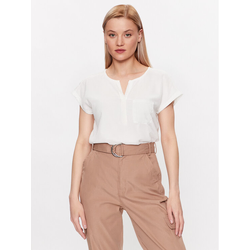 Fransa Majica 20603737 Écru Regular Fit