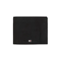 Velika moška denarnica Tommy Hilfiger Johnson Trifold AM0AM00665 Črna