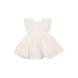 Bardot Junior Obleka ANNIE volneno bela