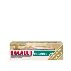 Lacalut Pasta za zube i četkica Sensitive Gold Edition, 75ml