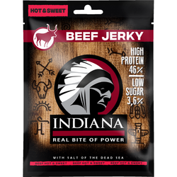 INDIANA JERKY Sušeno goveđe meso Beef 90 g ljuto i slatko