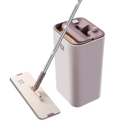 Dawei Ravni mop sa kantom, 36 cm, 2 krpe