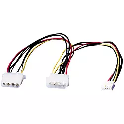 ROLINE kabel 4-PIN MOLEX M NA 4-PIN MOLEX Ž + 4-PIN FLOPPY 11.03.1010