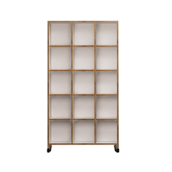 Hanah Home Crotone Polica za knjige 90x165.5x25cm, Bela