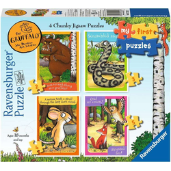 Ravensburger Moja prva sestavljanka: Gruffalo 4v1 (2,3,4,5 kosov)