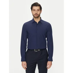 Michael Kors Srajca MK0DS01531 Mornarsko modra Slim Fit
