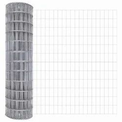Vidaxl Evropska ograja 1,6 x 10 m PVC prevlečen železo
