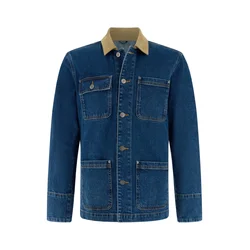 Boggi Milano Prehodna jakna moder denim