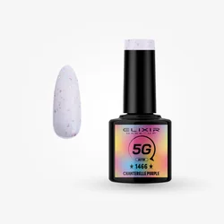 Elixir Gel lak za nokte Glitter 1466, Chanterelle Purple, 8ml