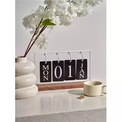 Sinsay - Stoni kalendar sa zamenljivim tablicama - crno