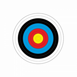 Premična tarča 80 cm - 10 kos