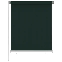 Vanjska roleta za zamračivanje 120 x 140 cm tamnozelena HDPE