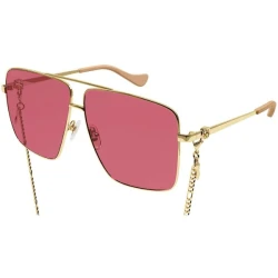 Gucci GG1087S 003 ONE SIZE (63) Zlata/Roza